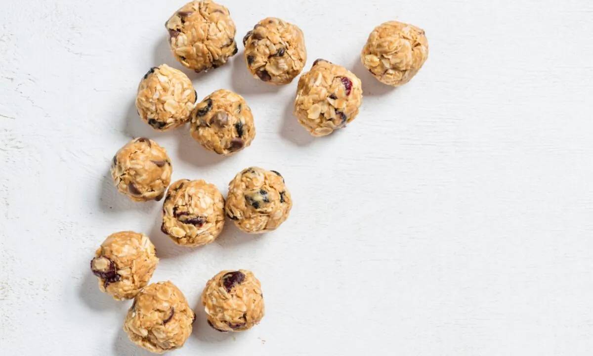 Cranberry-almond no-bake energy bites. (Courtesy of America's Test Kitchen)