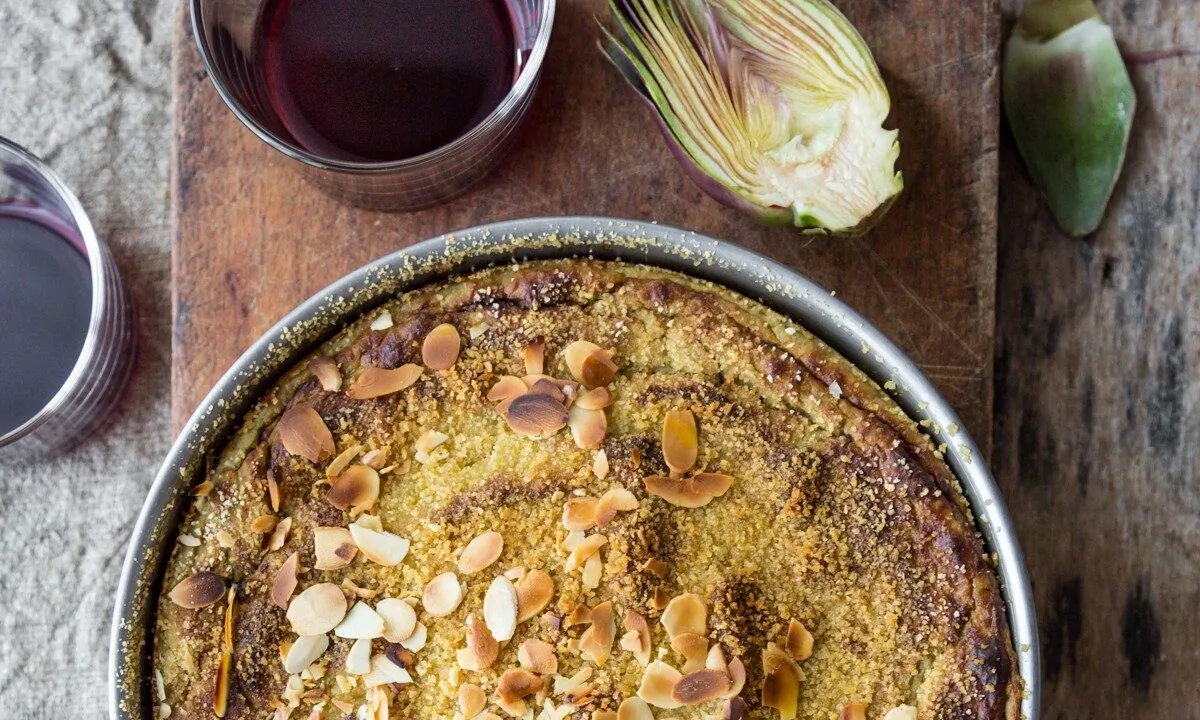 Sformato di carciofi (artichoke and ricotta flan). (Giulia Scarpaleggia)