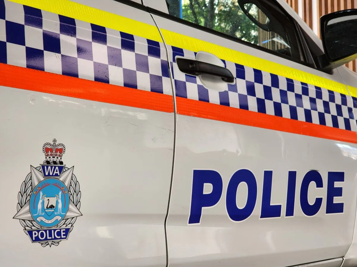 A WA police car is seen in Perth, Western Australia, on March 23, 2024. (Susan Mortimer/The Epoch Times)
