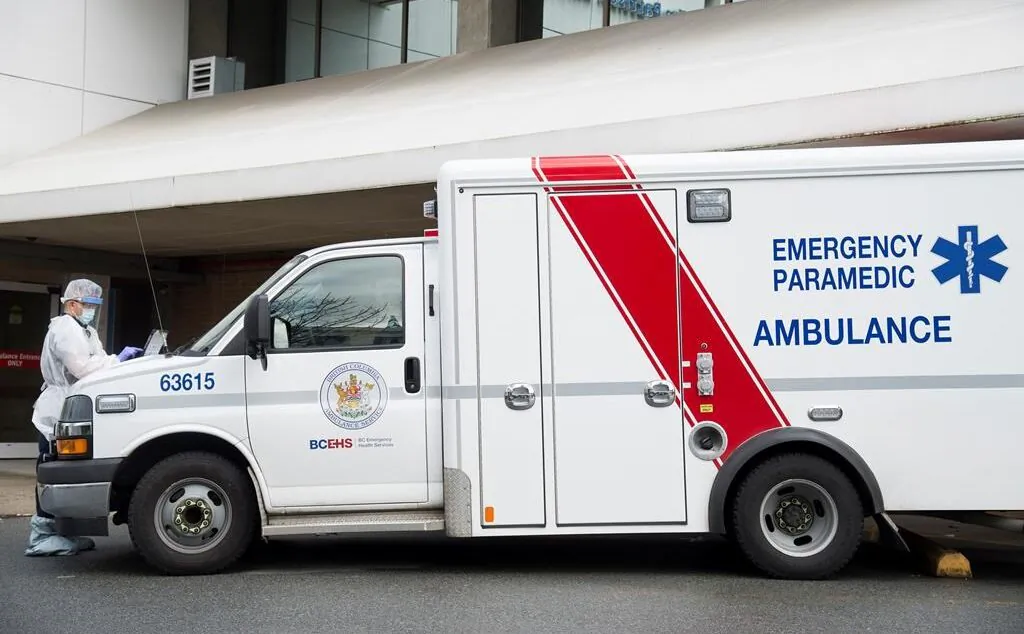 An ambulance in a file photo. (Jonathan Hayward/The Canadian Press)