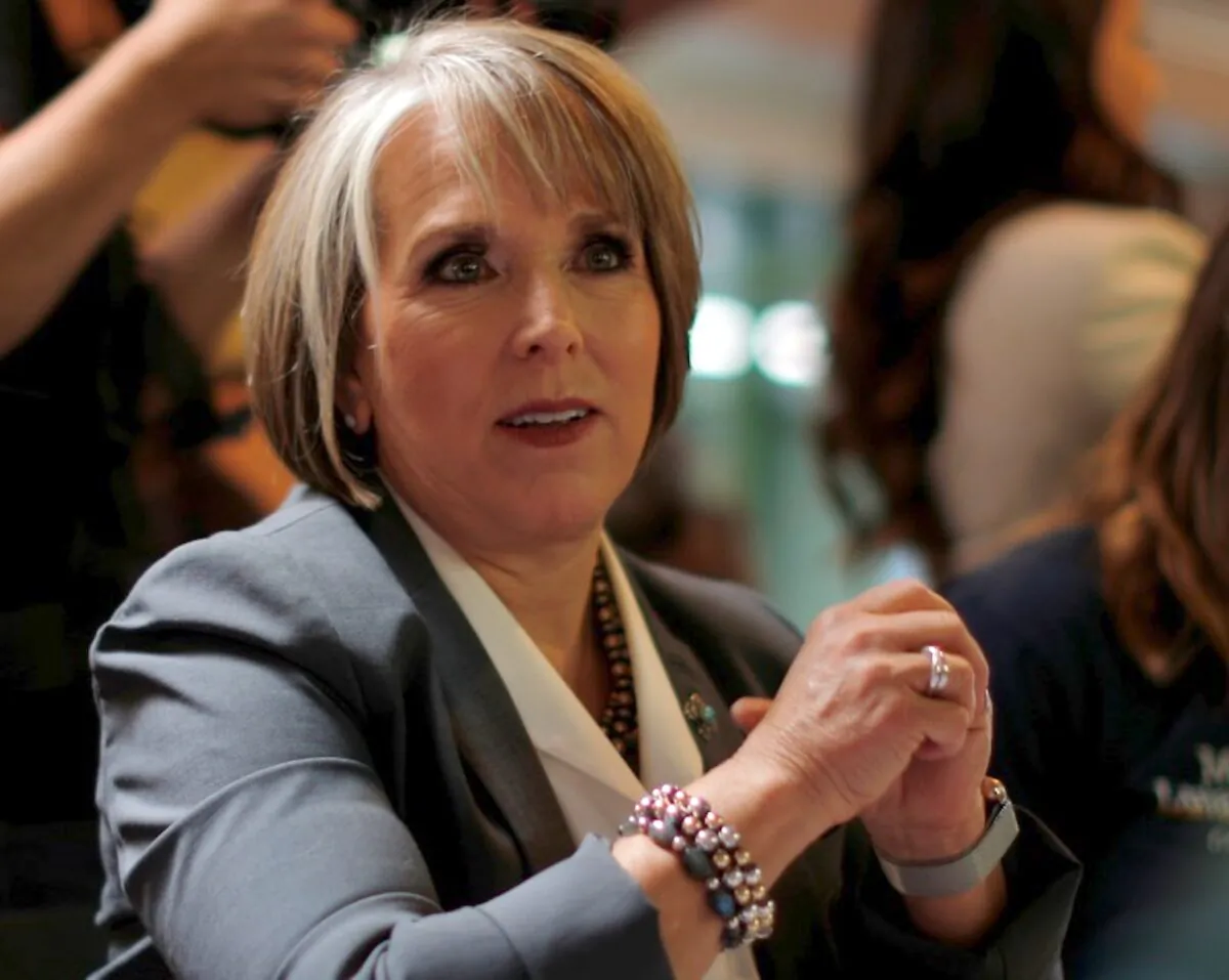 New Mexico Gov. Michelle Lujan Grisham is seen in Albuquerque, N.M., in a file photograph. (Brian Snyder/Reuters)