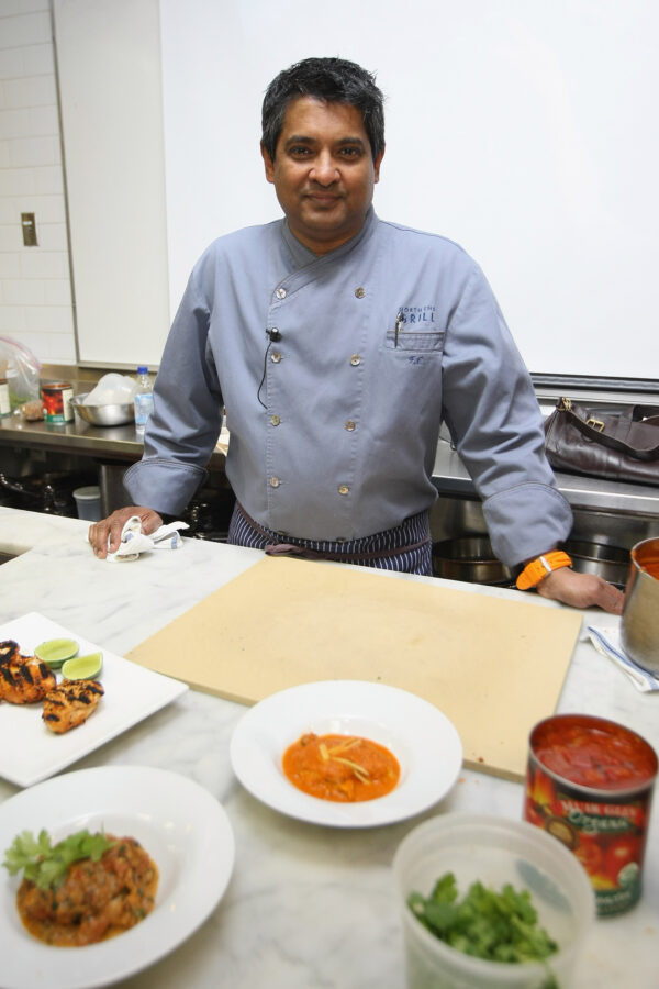 Chef Floyd Cardoz attends The New York Culinary Experience
