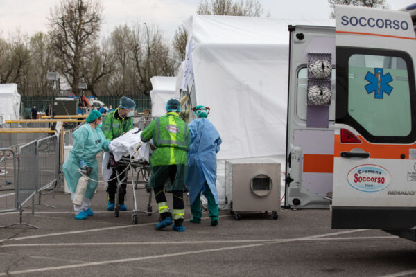 field hospital in cremona italy