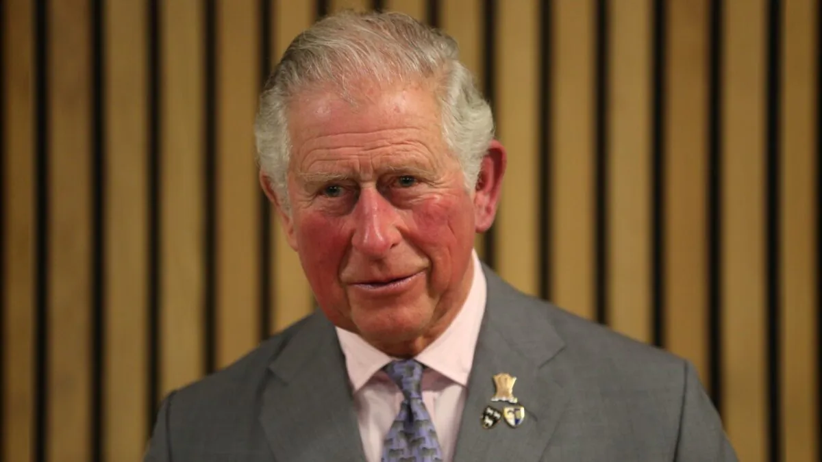 Prince Charles, Prince of Wales, speaks during a visit to Kellogg College in Oxford, England, on March 5, 2020. (Andrew Matthews-WPA Pool/Getty Images)