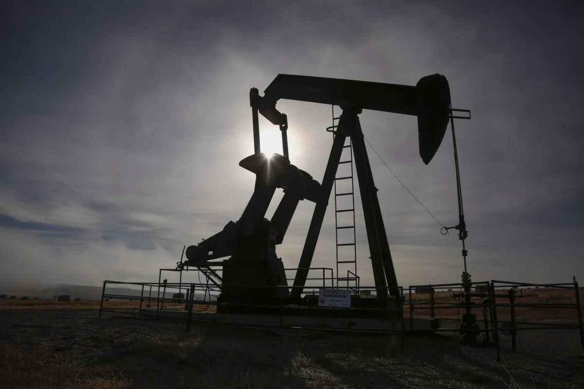 A pumpjack near Cremona, Alta., in this file photo. (The Canadian Press/Jeff McIntosh)