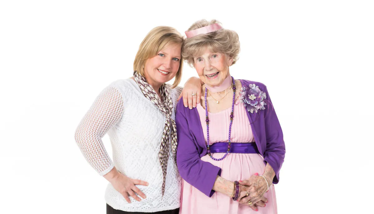 Judy Gaman (L) with her close friend Lucille Fleming. (Courtesy of Judy Gaman)