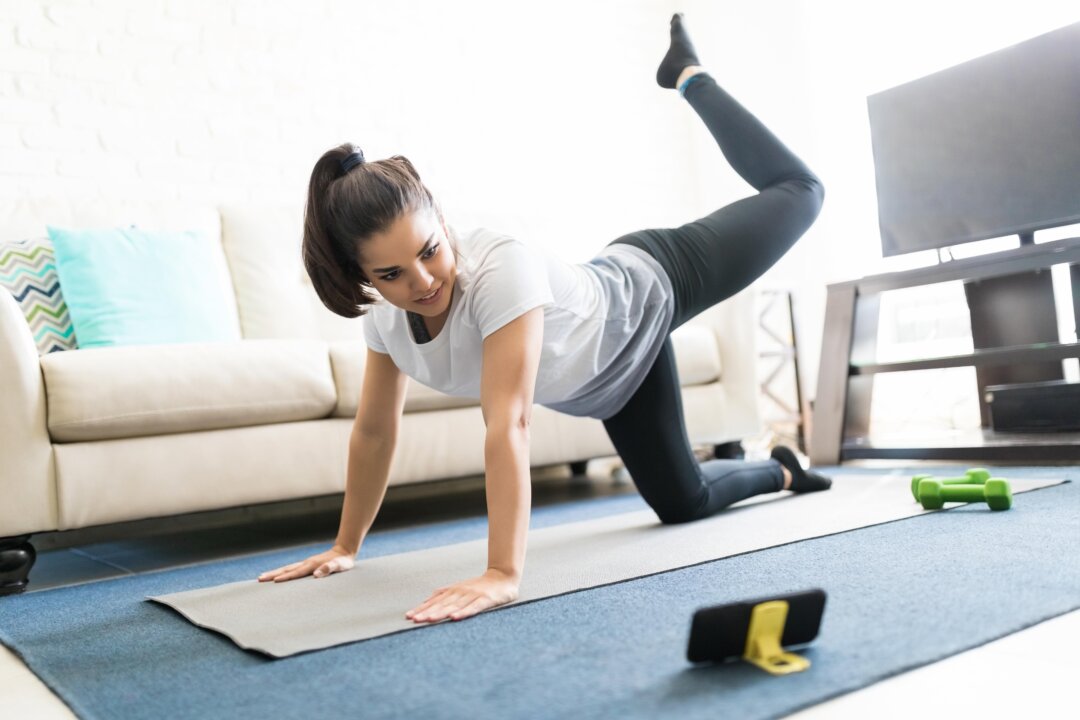 Body-weight exercises can be very effective, especially with slower movement and higher repetitions. (antoniodiaz/Shutterstock)