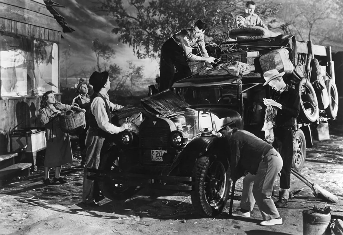 John Steinbeck’s “The Grapes of Wrath,” released as a film in 1940, documented another tough period in American History: the Dust Bowl, when families were forced to uproot themselves and migrate from the heartland. (Twentieth Century Fox)