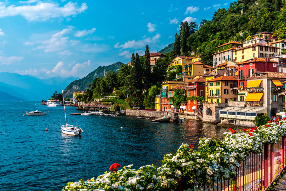 The small town of Varenna, on Lake Como, has a train station and is easy to get to. (Alex Mit/Shutterstock)