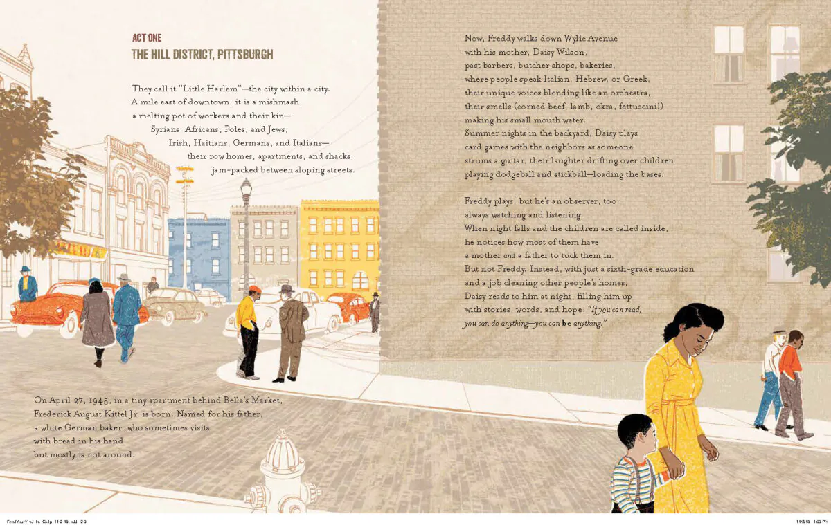 The Hill District in Pittsburgh where August Wilson grew up. (Cannaday Chapman)