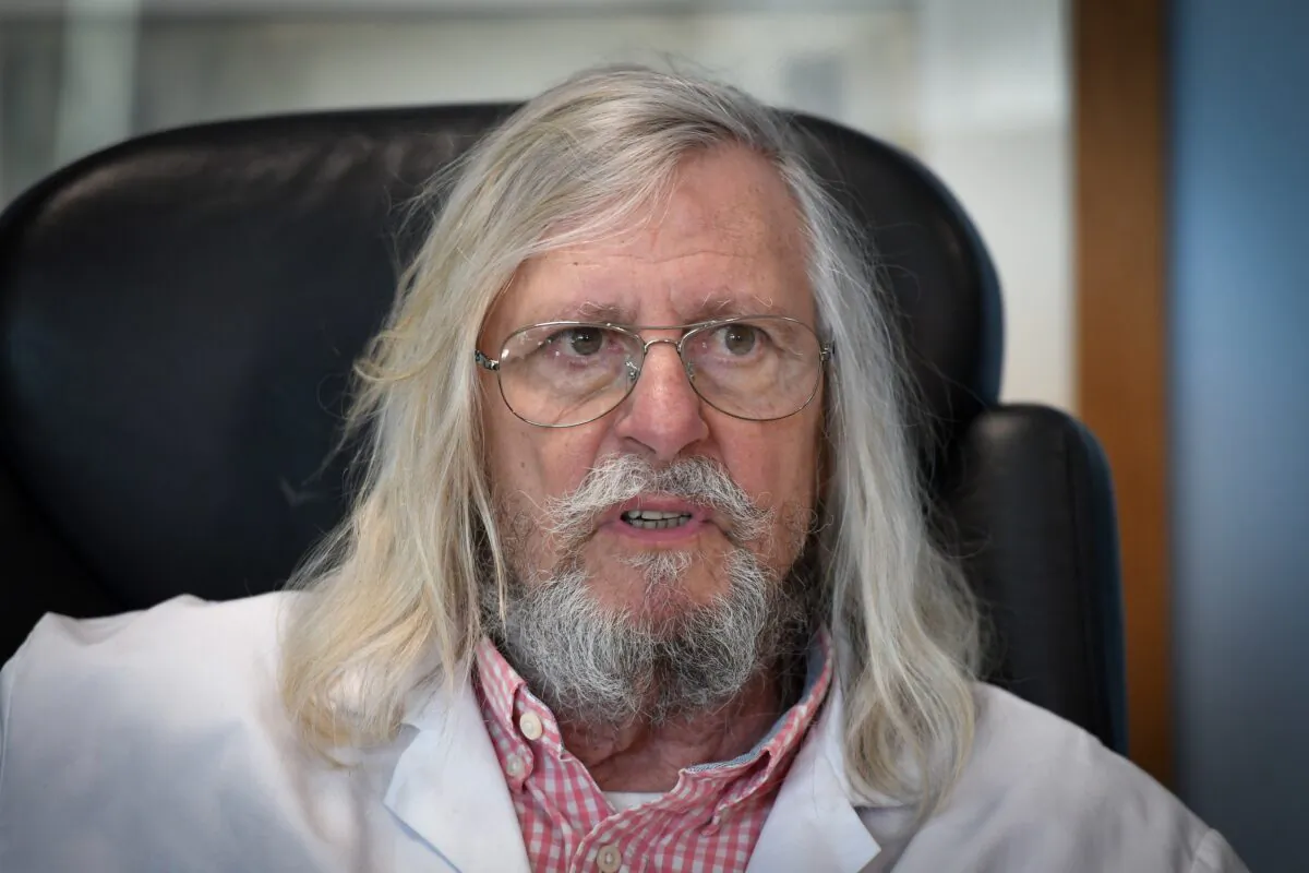 French professor Didier Raoult, director of IHU Mediterranee Infection Institute, in his office in Marseille, France, on March 23, 2020. (Gerard Julien/AFP via Getty Images)