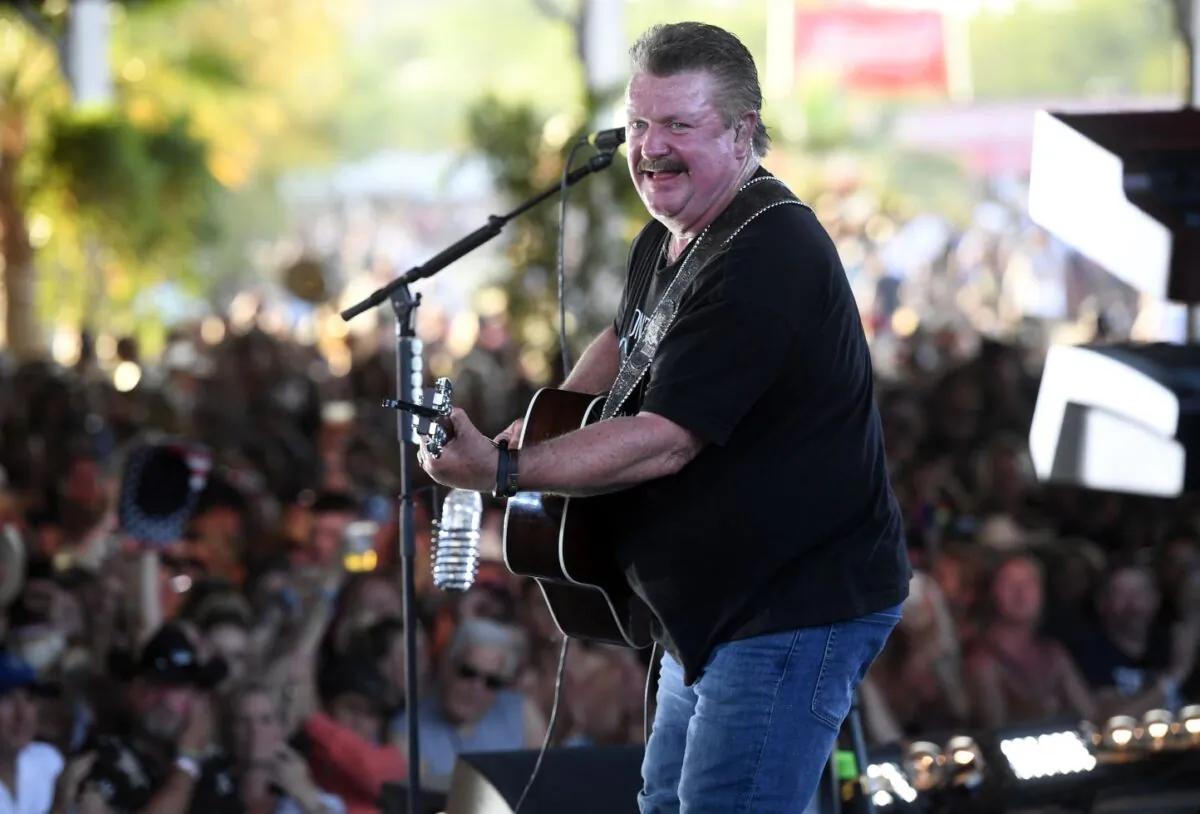 Joe Diffie performs onstage during the 2019 Stagecoach Festival at Empire Polo Field in Indio, California, on April 26, 2019. (Frazer Harrison/Getty Images for Stagecoach)