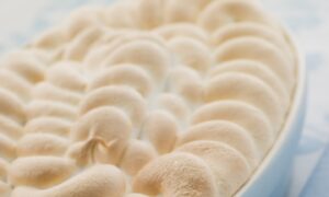 Old-Fashioned Bread Pudding With Meringue 