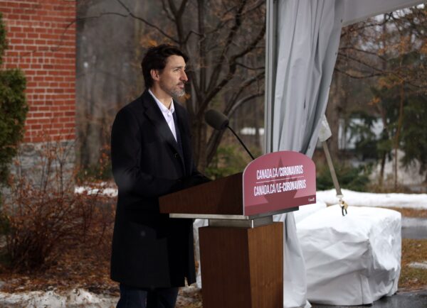 CANADA-VIRUS-TRUDEAU