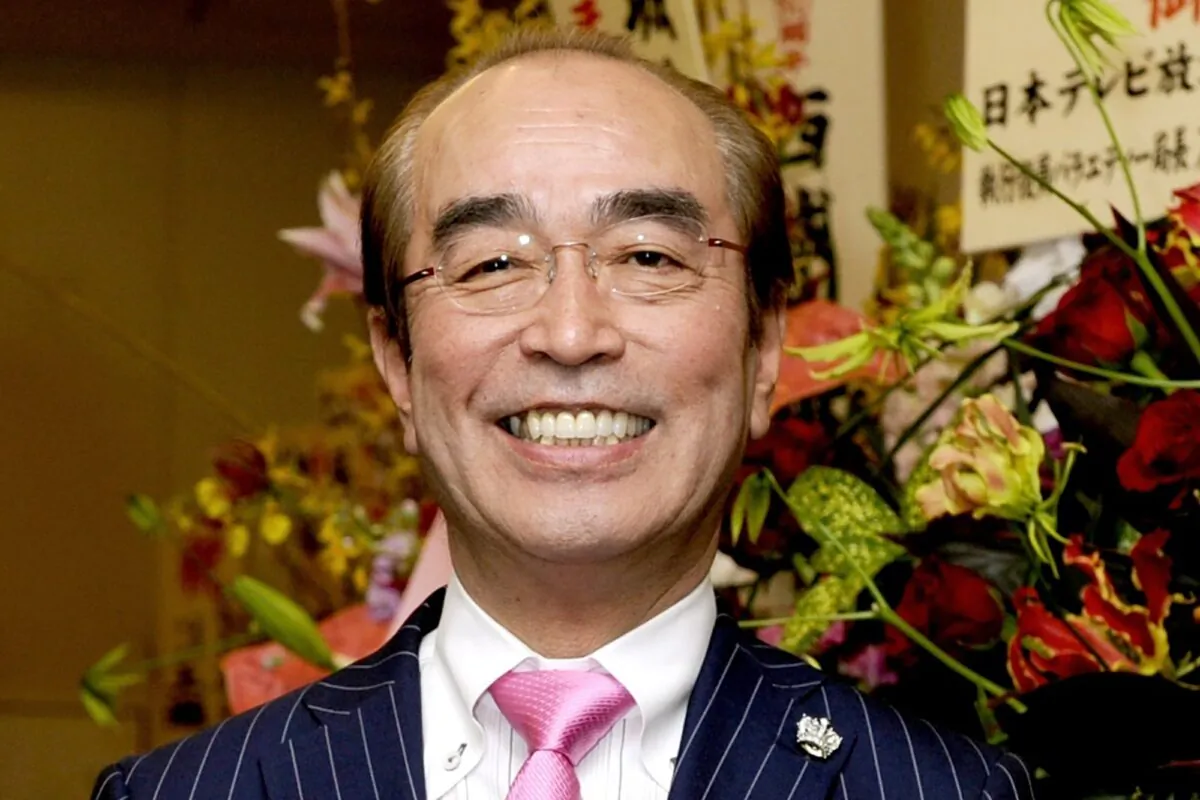 Japanese comedian Ken Shimura in Tokyo on March 1, 2011. (Kyodo News via AP)