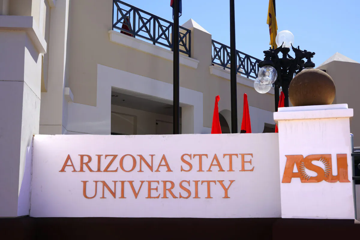 View of the campus of Arizona State University (ASU), a public research university located in Phoenix, Arizona. (Shutterstock)