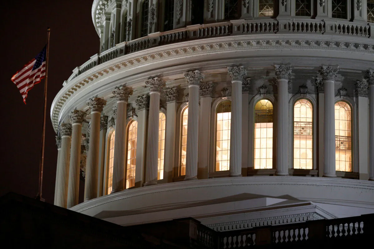 The U.S. Capitol Building as seen ahead of a vote on the coronavirus (COVID-19) relief bill on Capitol Hill in Washington on March 25, 2020. (Tom Brenner/Reuters)