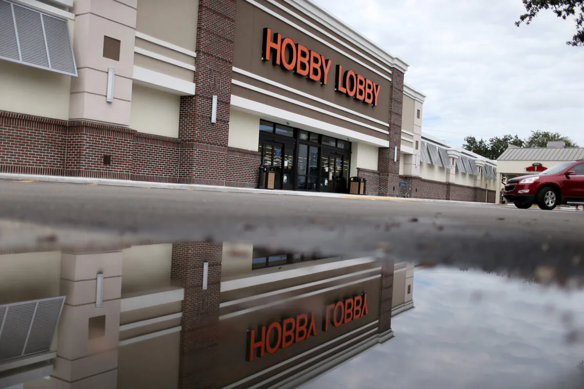 A Hobby Lobby store in Plantation, Florida, on June 30, 2014. (Joe Raedle/Getty Images)
