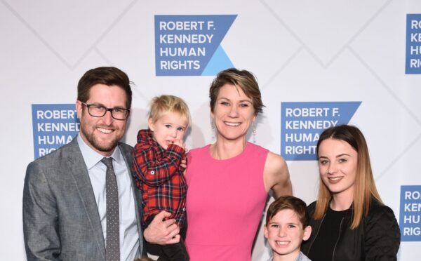David McKean, Maeve Kennedy Townsend Mckean and family attend the Robert F. Kennedy Human Rights Hosts 2019