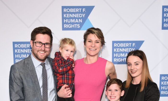 David McKean, Maeve Kennedy Townsend Mckean and family attend the Robert F. Kennedy Human Rights Hosts 2019 Ripple Of Hope Gala & Auction In NYC in New York City on Dec. 12, 2019. (Mike Pont/Getty Images for Robert F. Kennedy Human Rights)