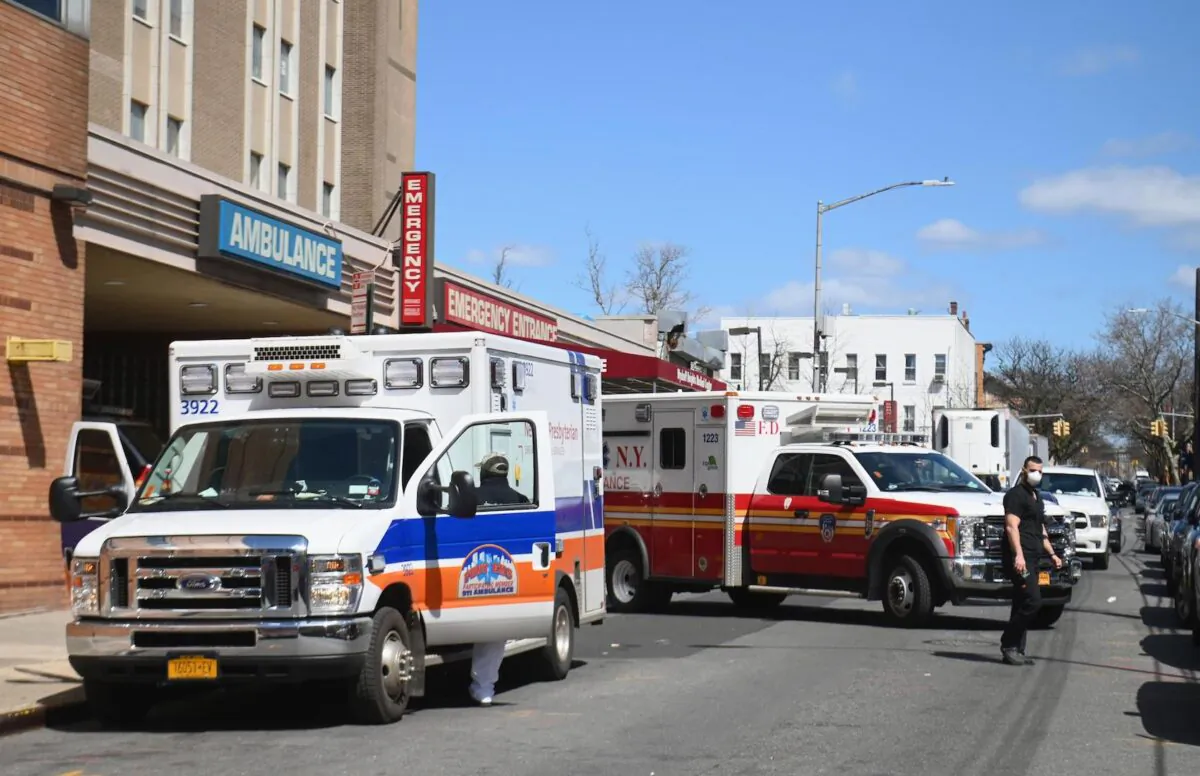 With the peak of COVID-19 infections still ahead and medical supplies still scarce, hospitals and physicians are gearing up for a nearly impossible challenge: deciding who gets a life-saving ventilator and who doesn't.(Angela Weiss/AFP/Getty Images)