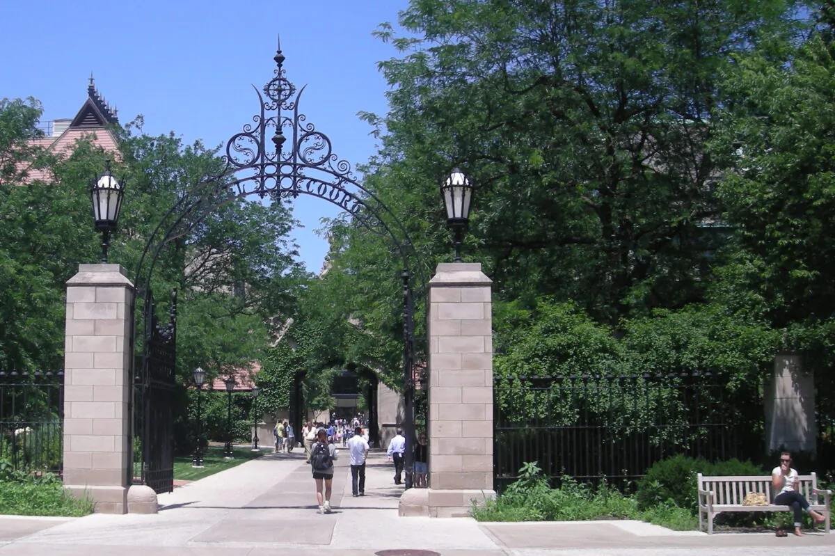 Entrance to the University of Chicago, where educational reformer John Dewey taught. Dewey founded the University of Chicago Laboratory Schools in 1896, where he was able to apply and test his progressive ideas. (Michael Barera/CC BY-SA 4.0)