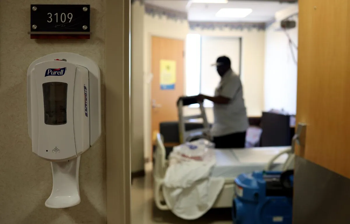 Hospital room at MedStar St. Mary's Hospital in Leonardtown, Md., on March 24, 2020. (Win McNamee/Getty Images)