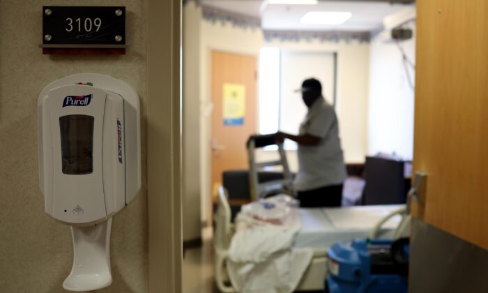 Hospital room at MedStar St. Mary's Hospital in Leonardtown, Md., on March 24, 2020. (Win McNamee/Getty Images)