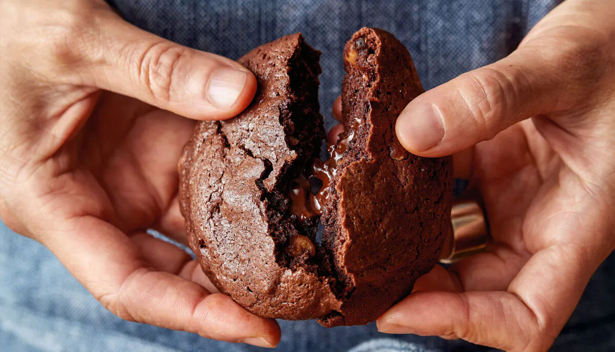 Soft, ultra-rich, and packed with both bittersweet and unsweetened chocolate, Joanne Chang's double chocolate rye cookies are a chocolate-lover's dream. (Kristin Teig)