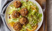 Lamb and Butternut Squash Meatballs With Pistachio Pesto