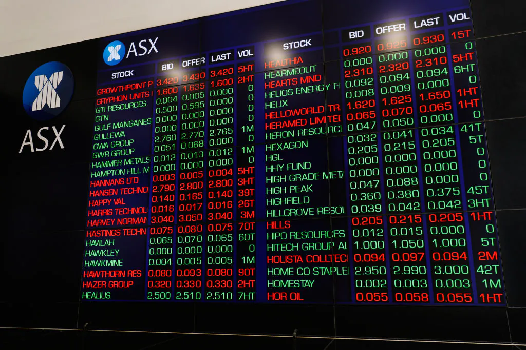 Australian Securities Exchange, operated by ASX Ltd. on March 16, 2020 in Sydney, Australia