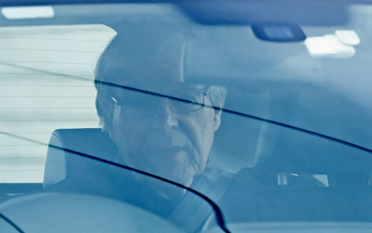 Cardinal George Pell leaves Barwon Prison in Victoria, Australia, on April 7, 2020. (Quinn Rooney/Getty Images)