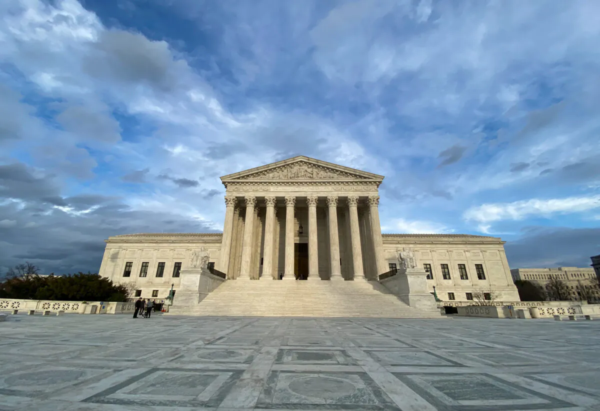 The Supreme Court in Washington on March 10, 2020. (Jan Jekielek/The Epoch Times)