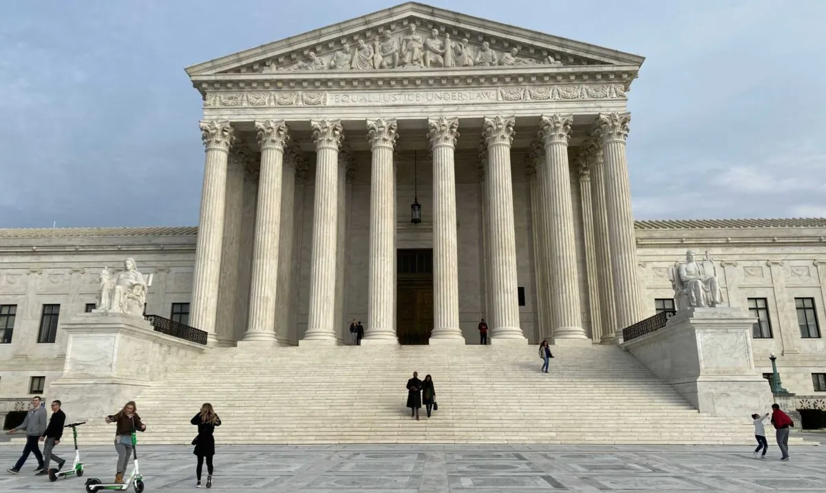 The Supreme Court in Washington on Feb. 1, 2020. (Daniel Slim/AFP via Getty Images)