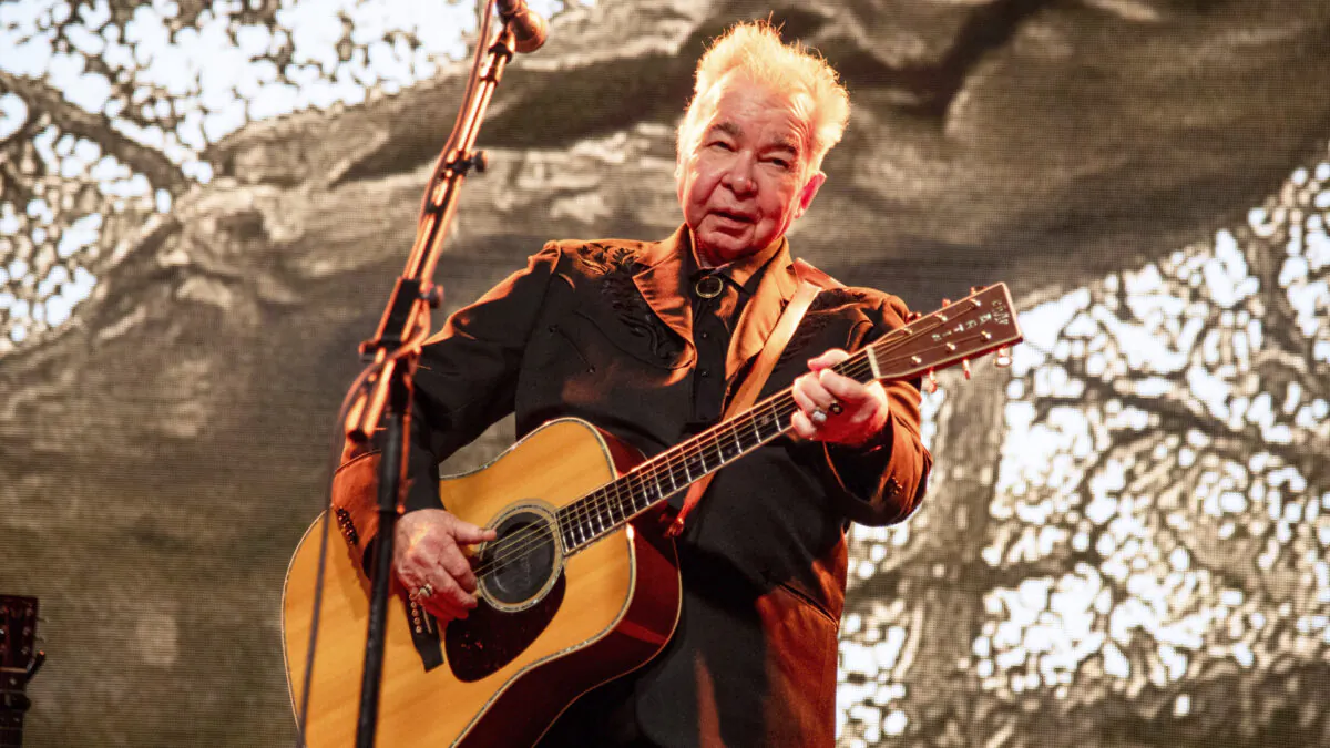 John Prine performing at the Bonnaroo Music and Arts Festival in Manchester, Tenn. on June 15, 2019. (Amy Harris/Invision/AP)
