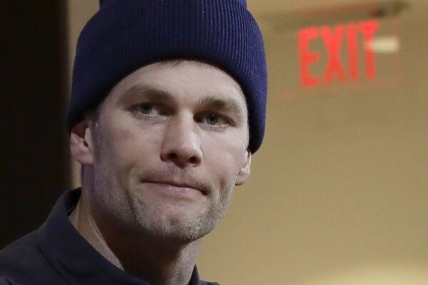 Tom Brady at post-game news conference