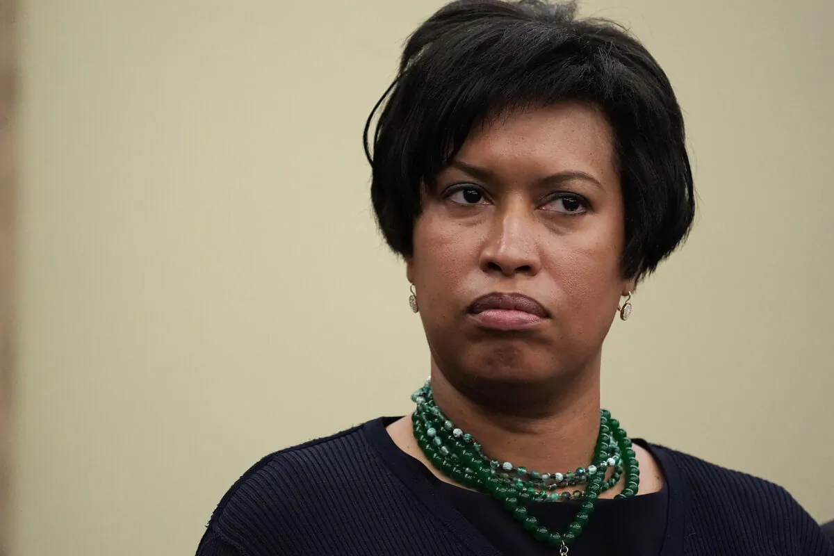 Washington Mayor Muriel Bowser at a press conference in 2018. (Alex Wong/Getty Images)