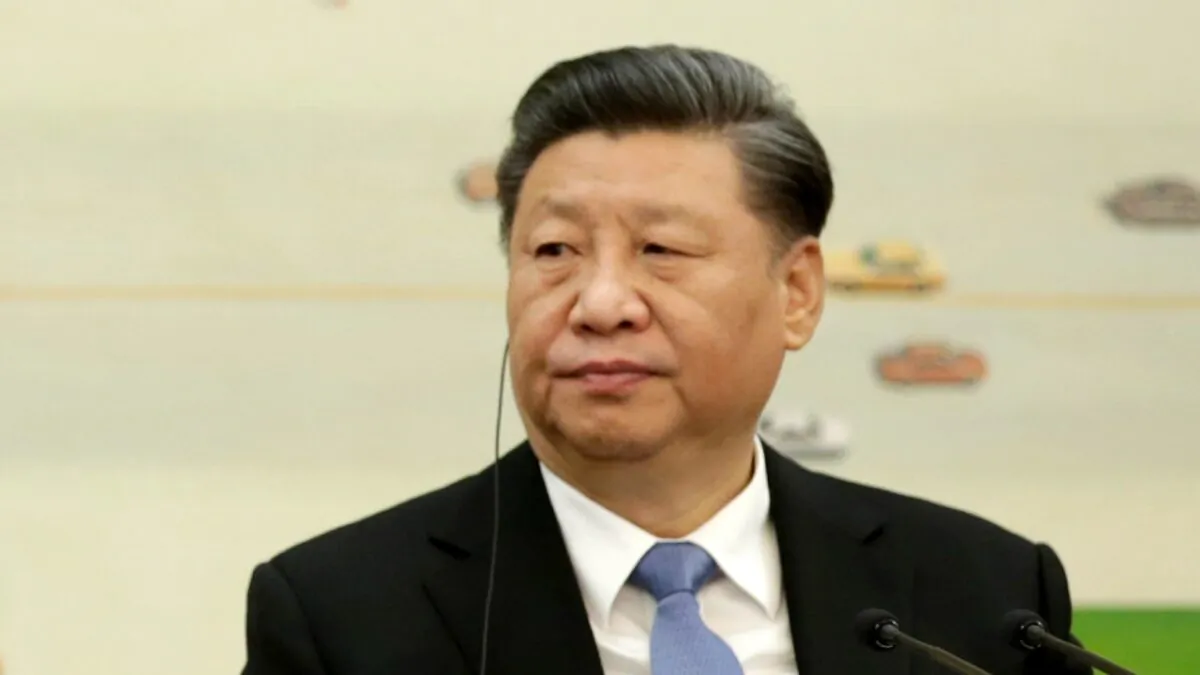 Chinese Communist Party leader Xi Jinping attends a meeting with delegates from the 2019 New Economy Forum at the Great Hall of the People in Beijing, China, on Nov. 22, 2019. (Jason Lee/Pool/Getty Images)