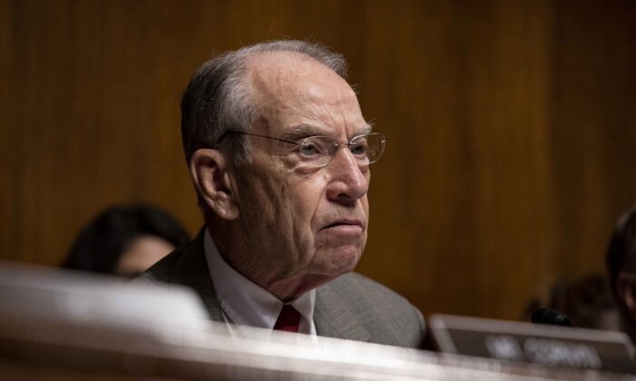 Sen. Chuck Grassley (R-Iowa) on Capitol Hill in Washington on June 11, 2019. (Anna Moneymaker/Getty Images)