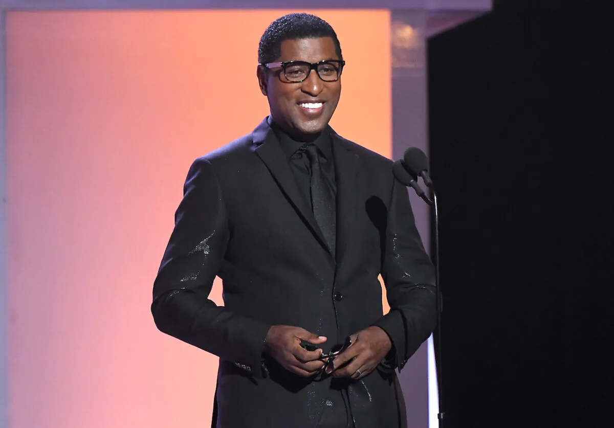 Babyface speaks onstage at the 2019 Soul Train Awards at the Orleans Arena in Las Vegas, Nevada, on Nov. 17, 2019. (Paras Griffin/Getty Images for BET)