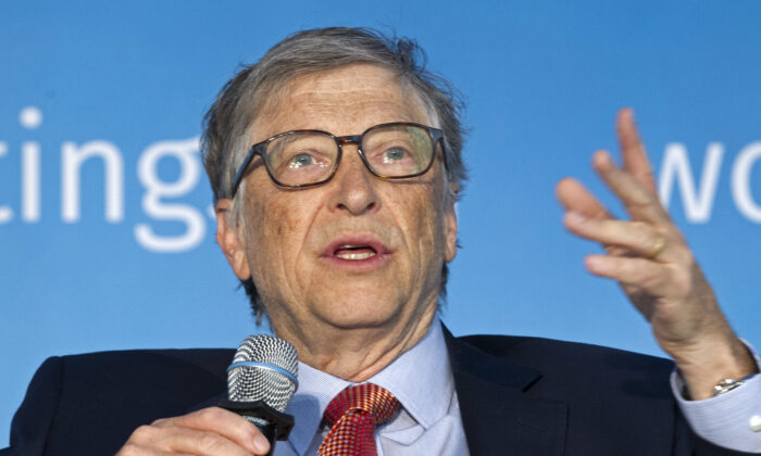In this April 21, 2018, file photo, Bill Gates speaks in Washington. (Jose Luis Magana/AP Photo)
