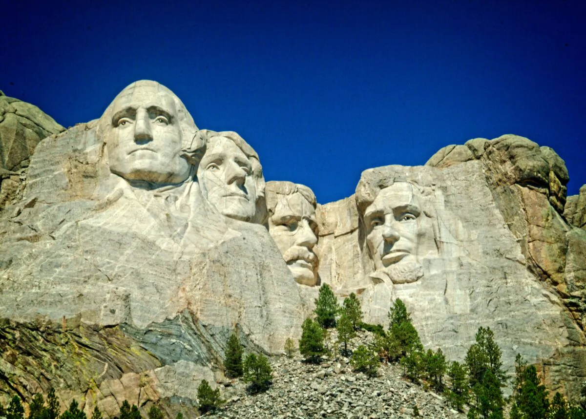 Mount Rushmore National Memorial is the greatest work of American sculptor Gutzon Borglum, who thought of it as “the formal rendering of the philosophy of our government into granite on a mountain peak.” (Copyright Fred J. Eckert)