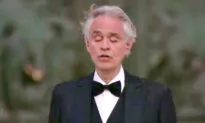Andrea Bocelli Performs in Empty Milan Duomo on Easter Sunday