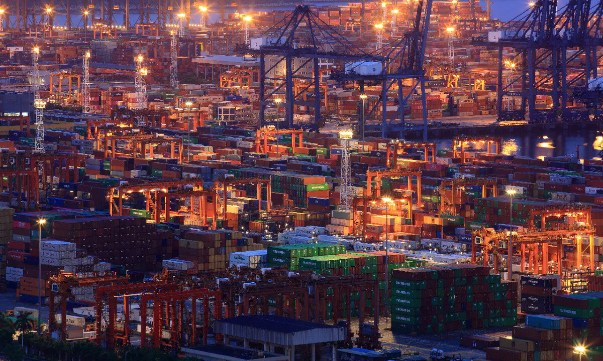Containers are seen at Yantian port in Shenzhen, Guangdong province, China, on July 4, 2019. (Stringer/Reuters, File Photo)