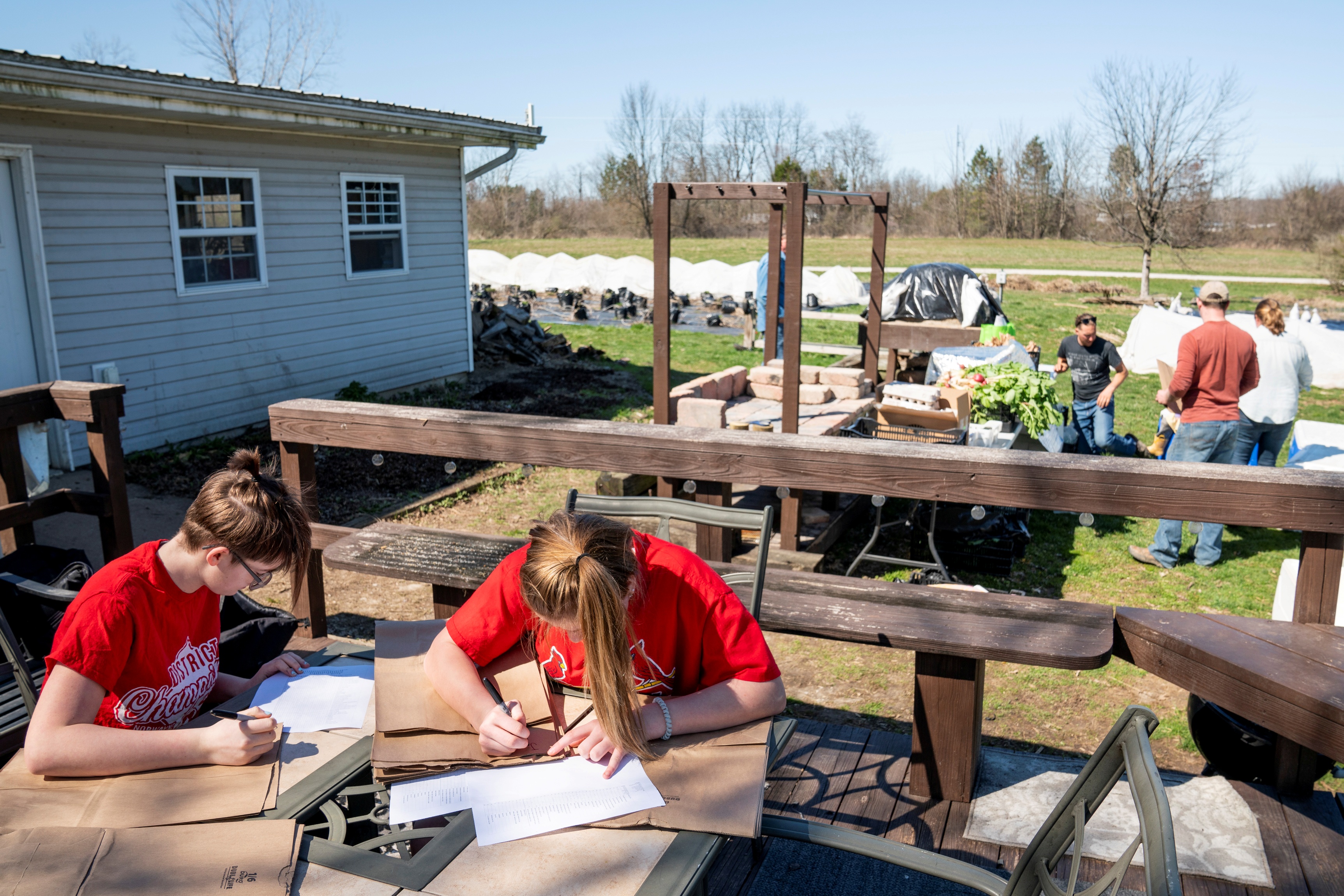 Front 9 Farm offers weekly deliveries of vegetables, meats, cheeses and other fresh items following the CCP virus outbreak, in Ohio, U.S.