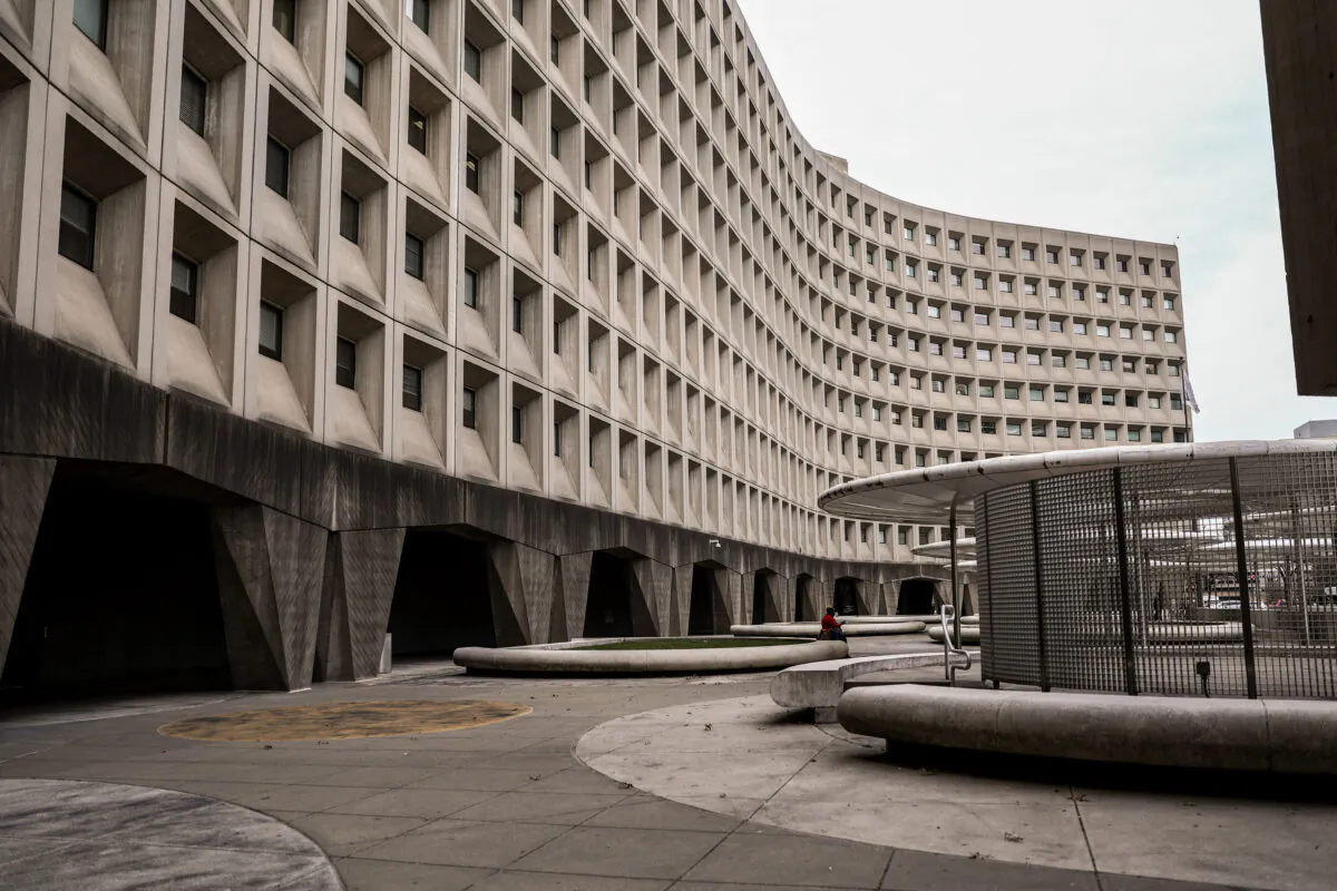 The Housing and Urban Development building in Washington, on Mar. 14, 2019. (Charlotte Cuthbertson/The Epoch Times)