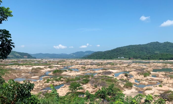 General view of Mekong River, Ban Namprai village, Nong Khai Province, Thailand, on Oct. 8, 2019. (Panu Wongcha-um/Reuters)