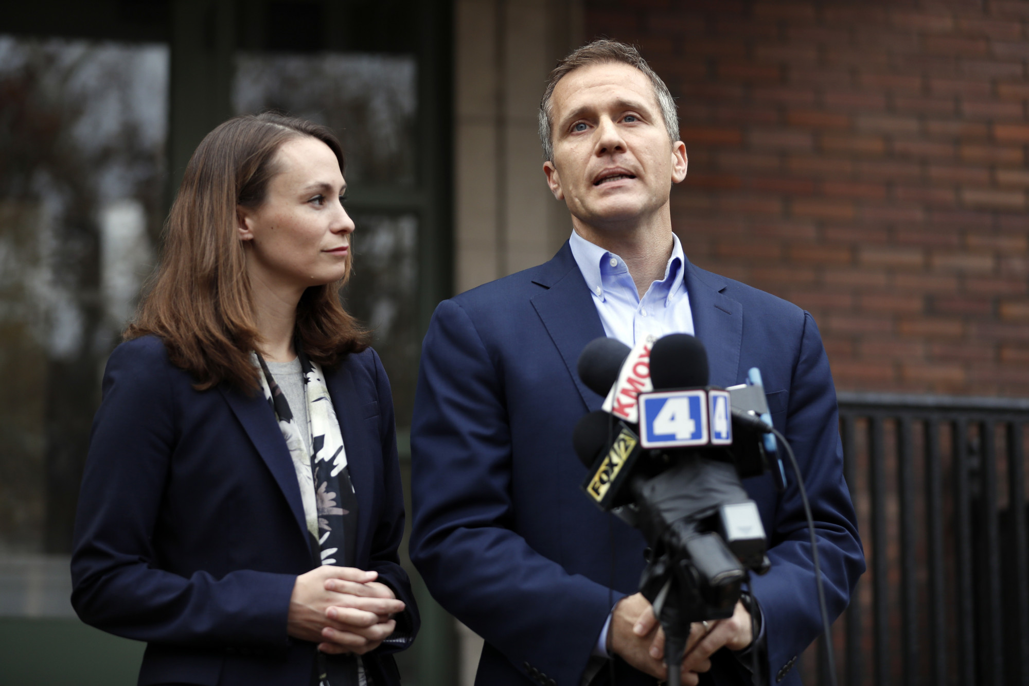 Eric Greitens and his wife