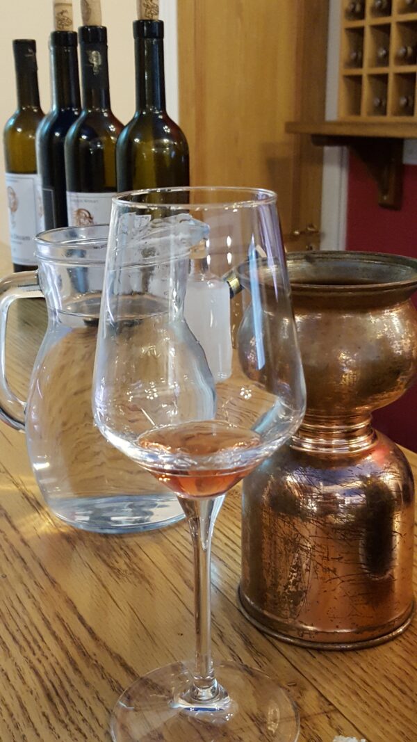wine tasting at Lambouri Winery