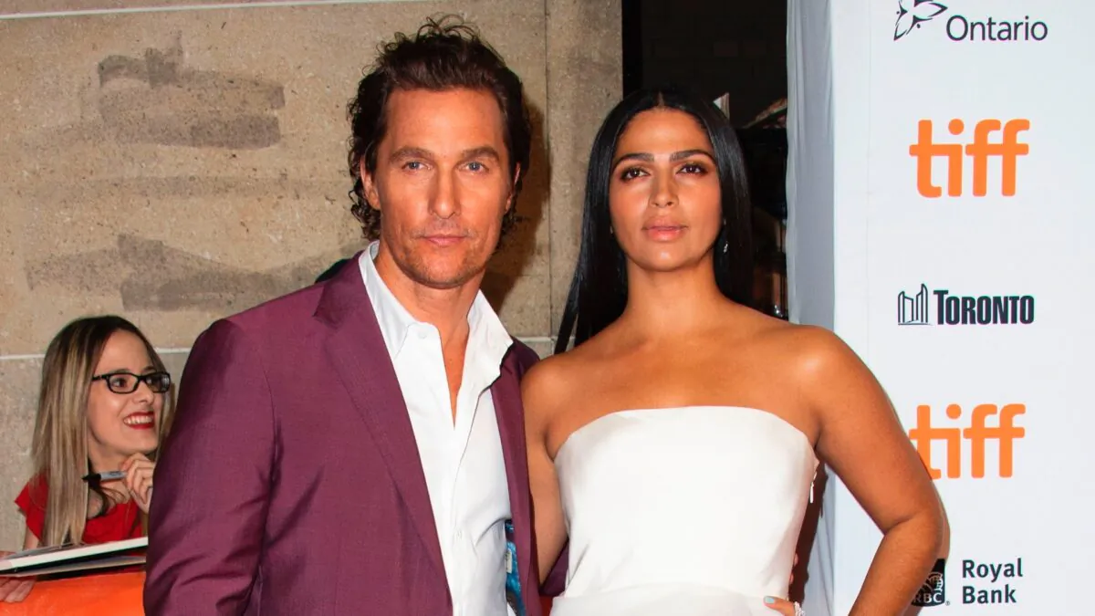 Actor Matthew McConaughey and his wife US/Brazilian model Camila Alves attend the premiere of "White Boy Rick" during the Toronto International Film Festival in Canada on Sept. 7, 2018. (Valerie Macon/AFP/Getty Images)
